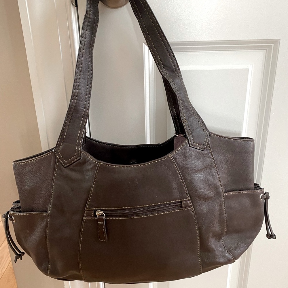 Beautiful a.n.a Brown Genuine Leather Handbag - Excellent Condition